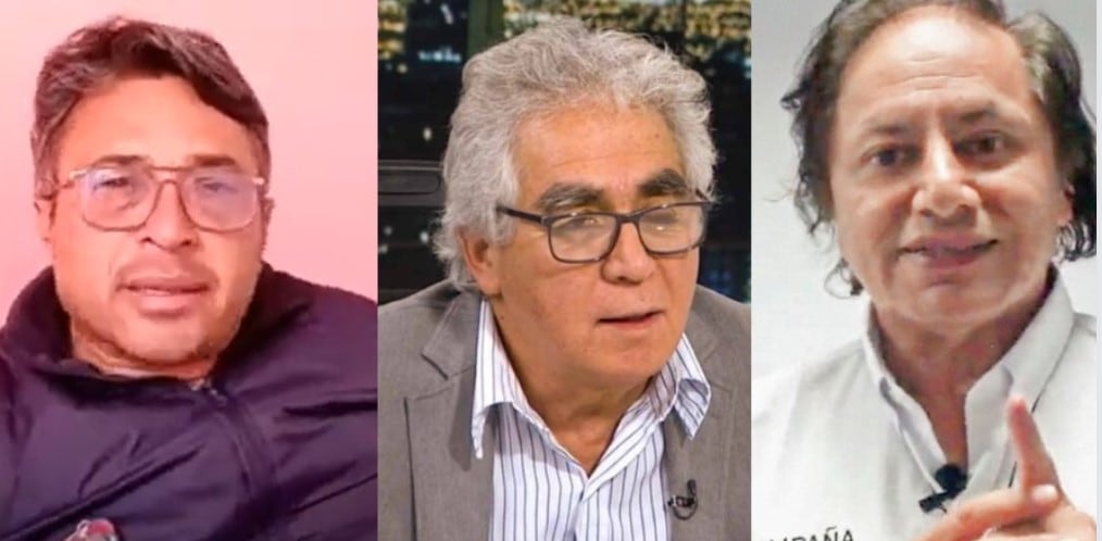 Pedro Niño, Augusto Rodríguez y Juan Fernando Petro