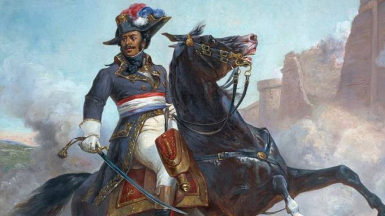 Alejandro Dumas, abuelo y padre de los reconocidos escritores franceses, fue el primer general negro en Francia.