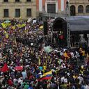Plaza de Bolívar en el discurso del Presidente Gustavo Petro, 1 de mayo
