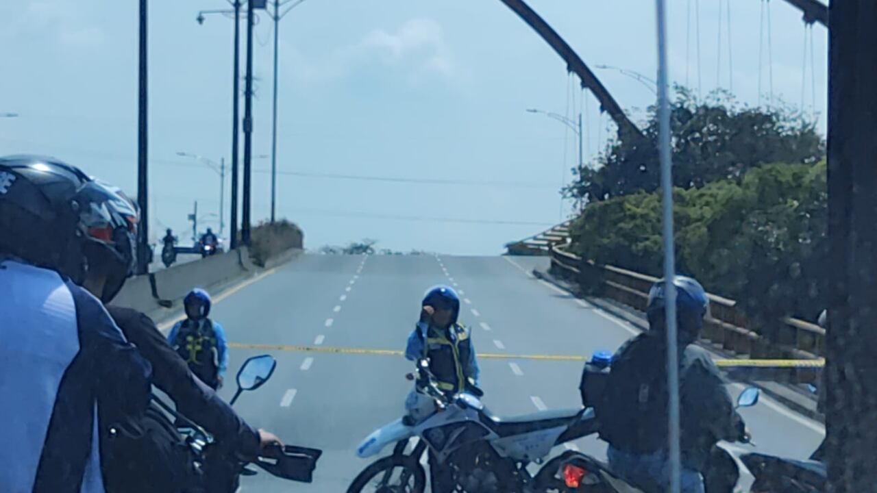 Bloqueos en Medellín.