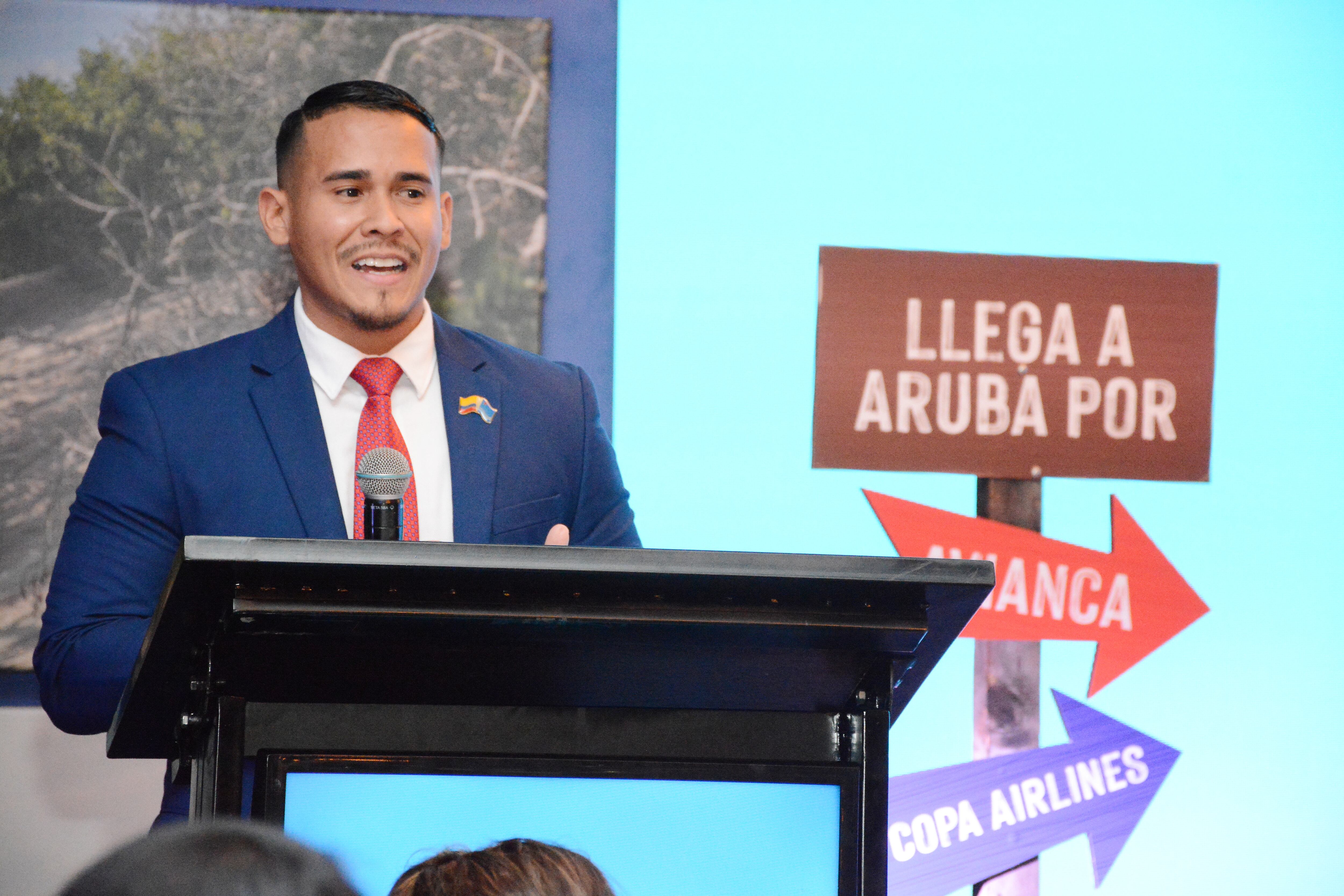Wendrick Cicilia, ministro de Turismo, Transporte y Labor de Aruba