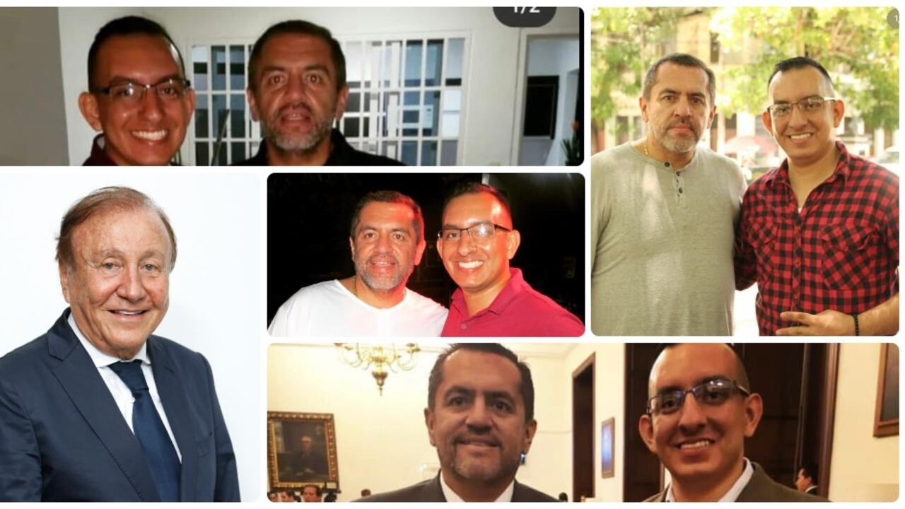 Rodolfo Hernández junto a Daniel González, amigo personal de Mario Castaño, y nuevo integrante de la Liga de Gobernantes Anticorrupción.