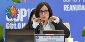 En la plenaria, los delegados de todos los países se pusieron de pie para ovacionar a la ministra SusanaMuhamad por su labor como presidenta de la COP16.