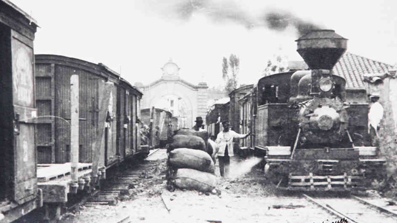 En 1929, el ferrocarril de Antioquia conectaba a Medellín con el Magdalena Medio