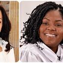 Marelen Castillo y Francia Márquez.