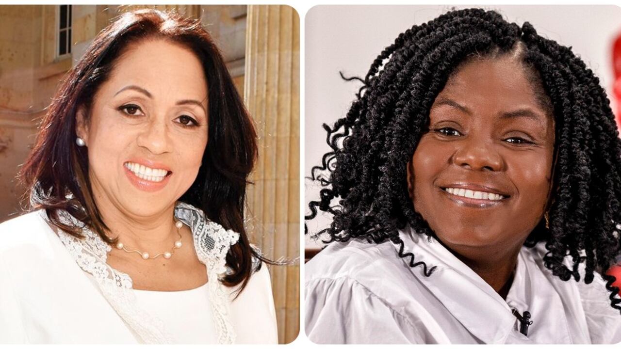 Marelen Castillo y Francia Márquez.