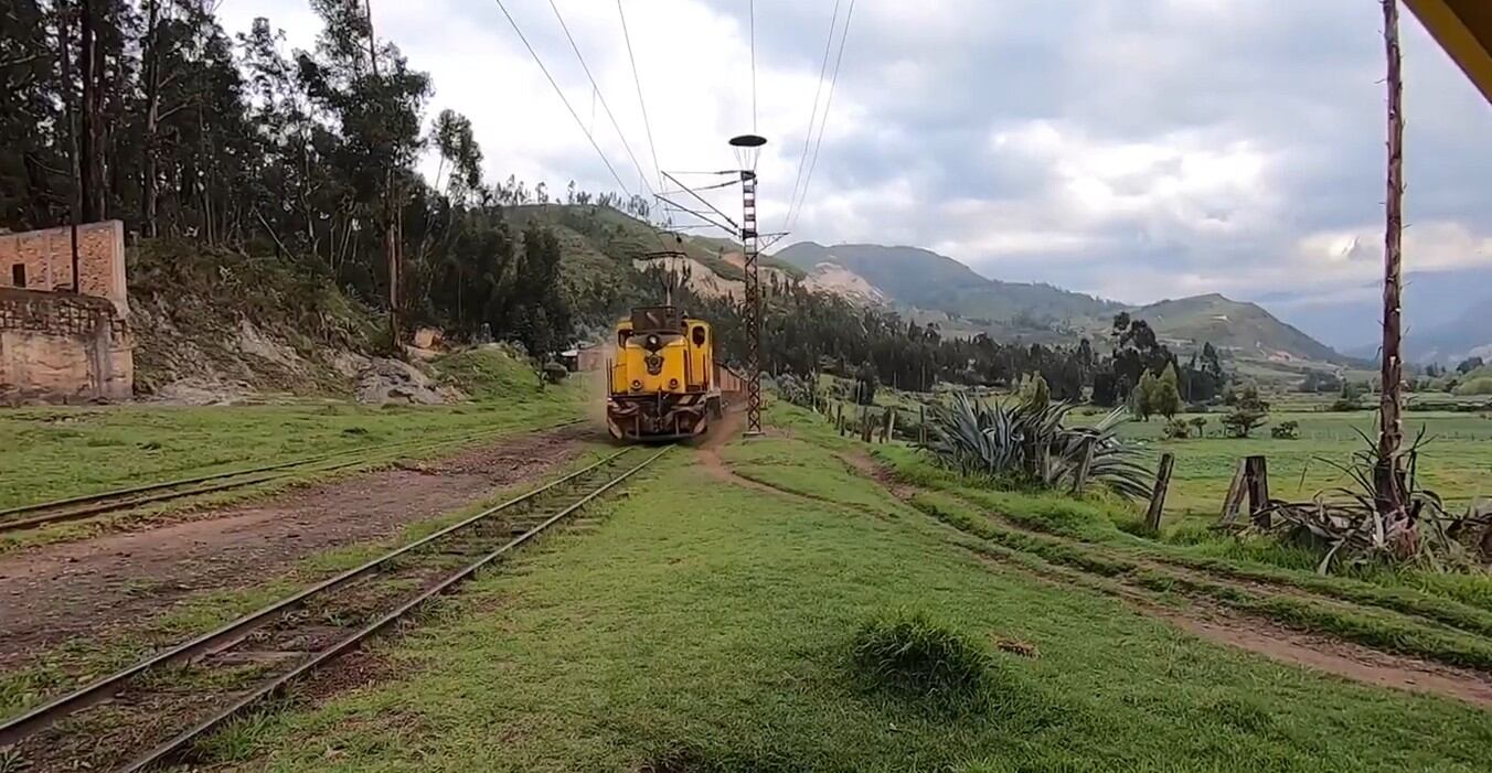 El único tren eléctrico de Colombia