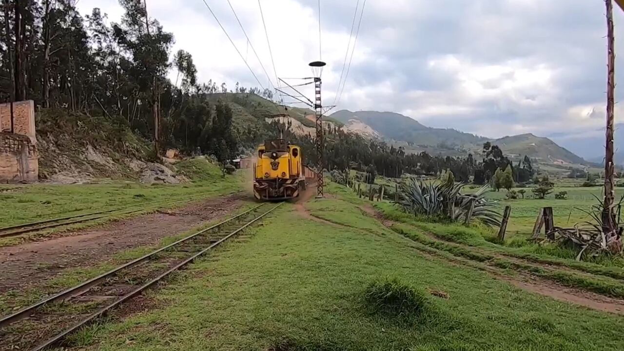 El único tren eléctrico de Colombia