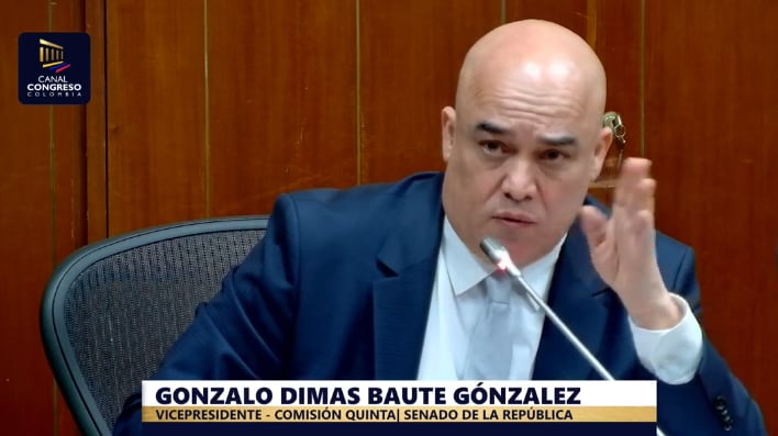 Gonzalo Dimas Baute, Comisión Quinta Senado de la República