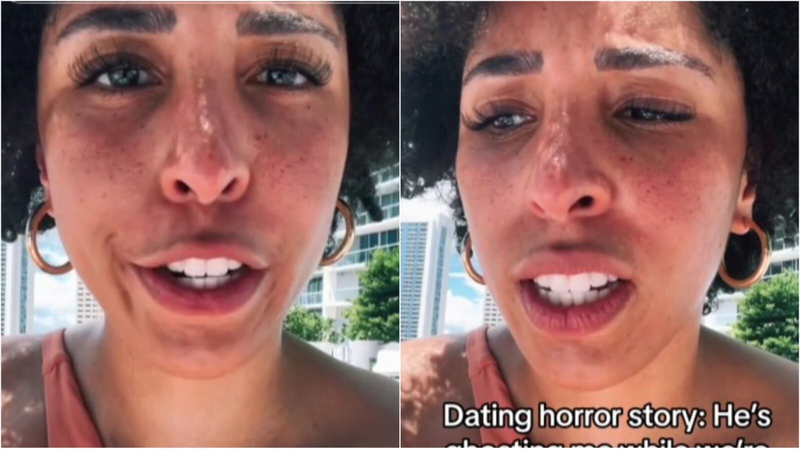 La estadounidense calificó esa cita 'romántica' como una "historia de horror".