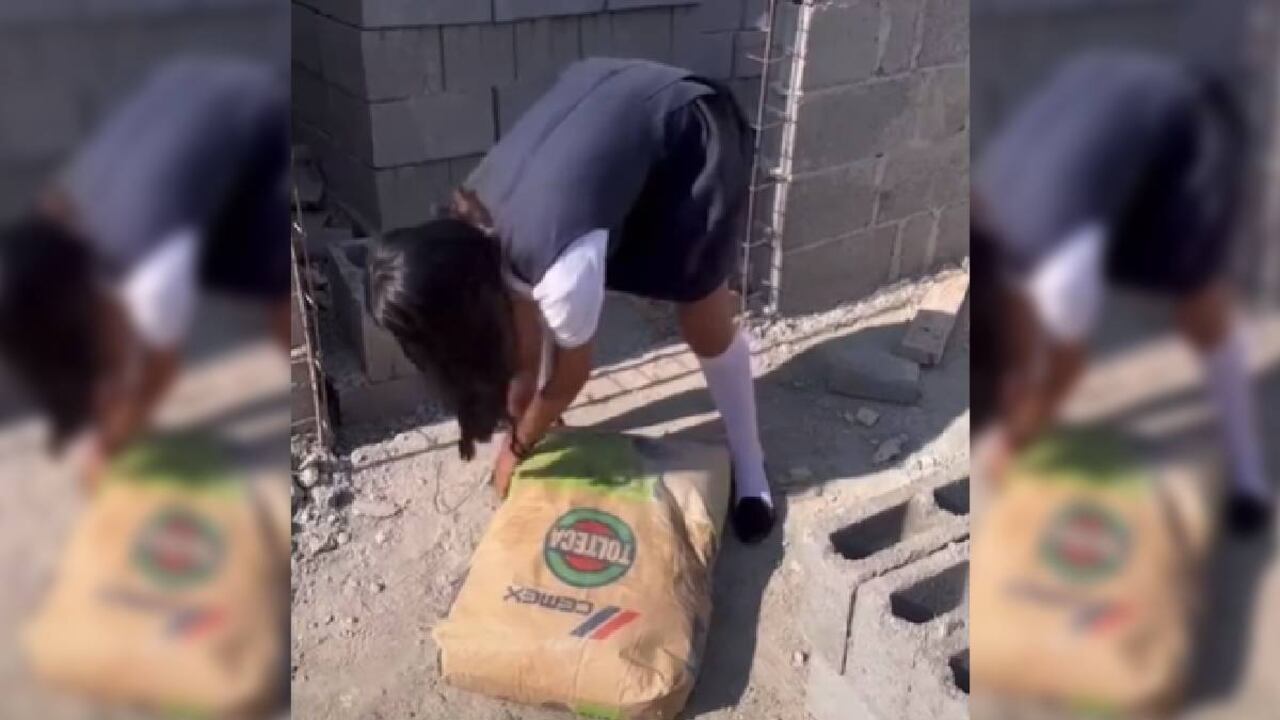 Padre da lección a su hija sobre la importancia del trabajo y el estudio.