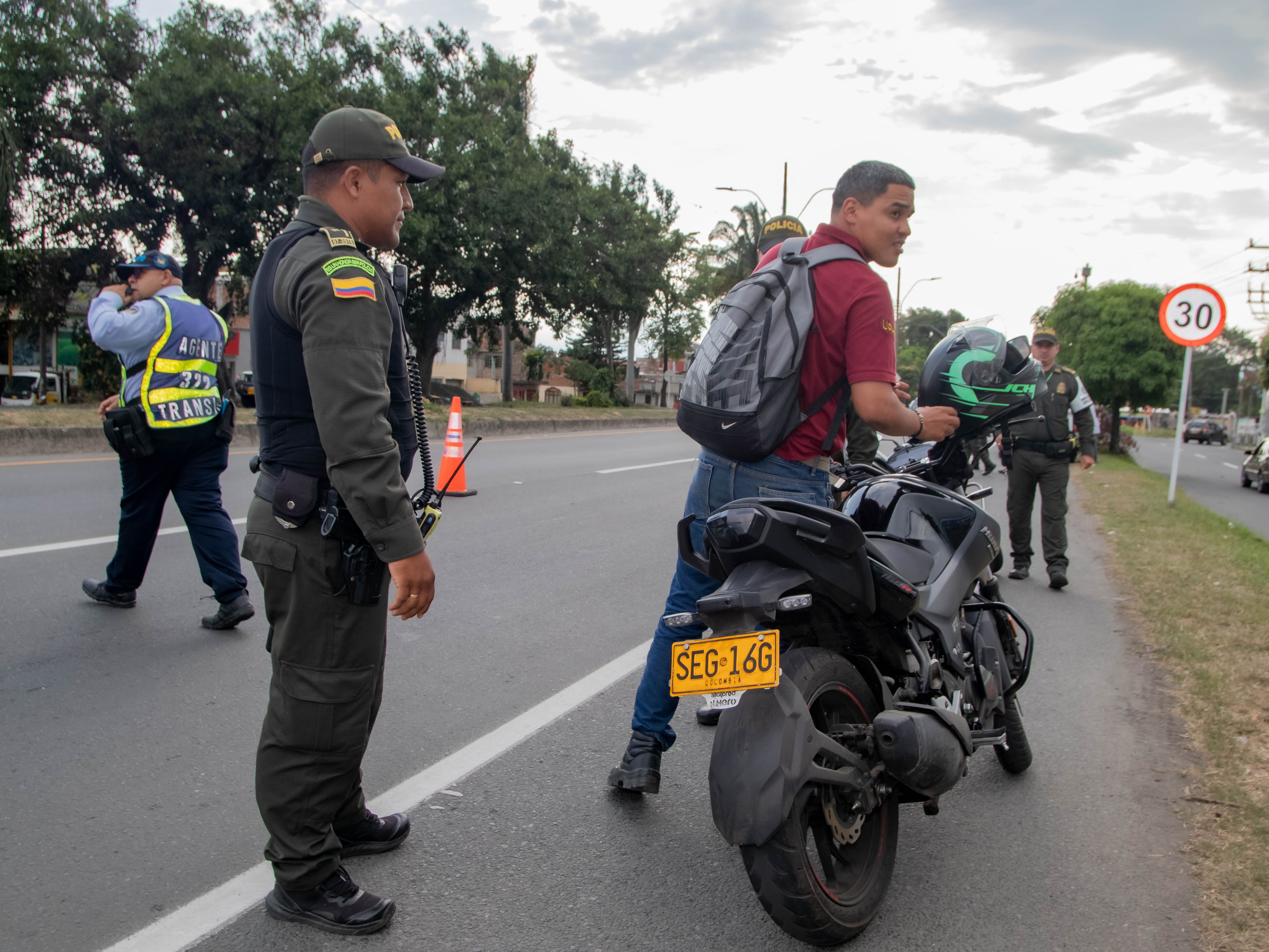 Operativos contra la criminalidad en Palmira