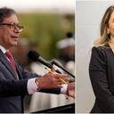 Presidente Gustavo Petro y María Paula Fonseca