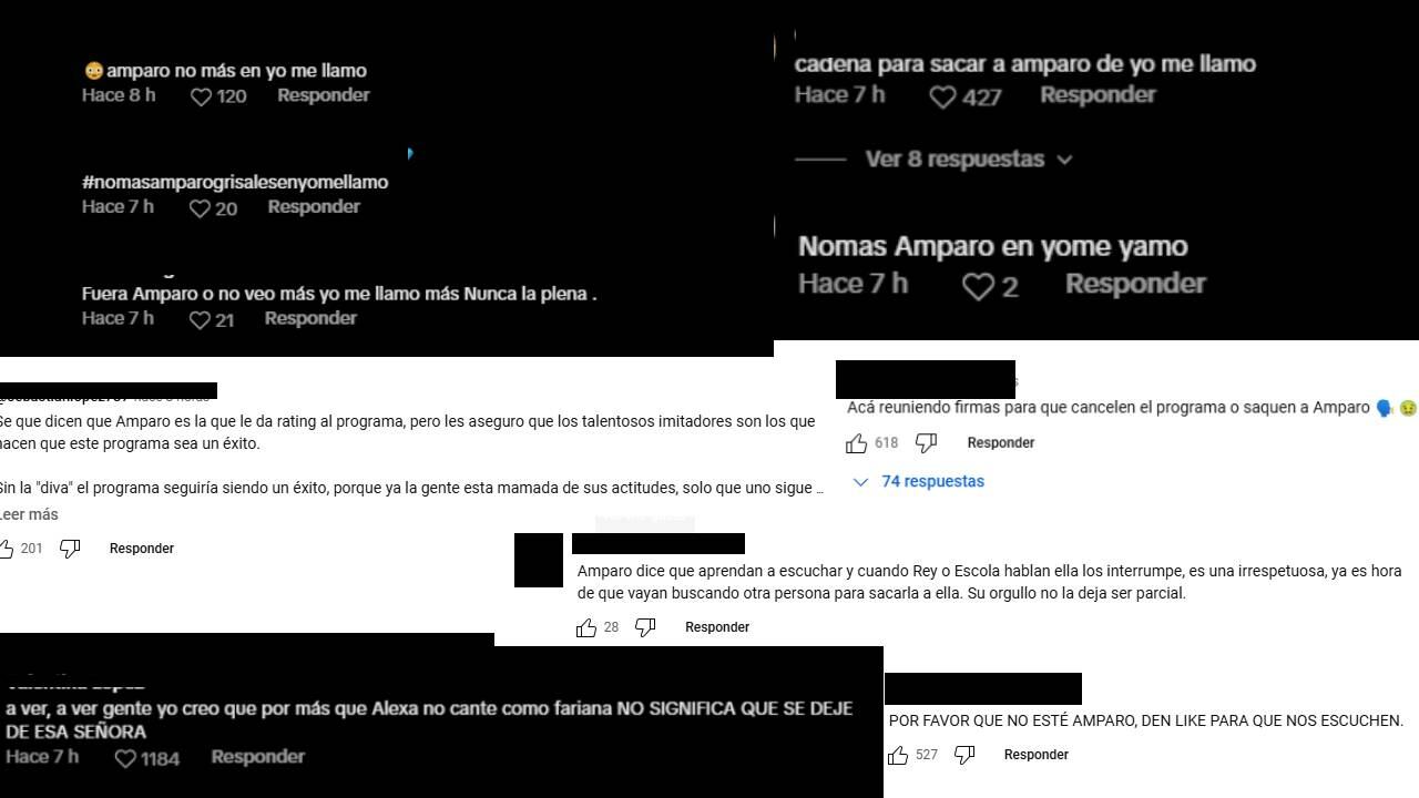 Críticas contra Amparo Grisales por trato en Yo me llamo.