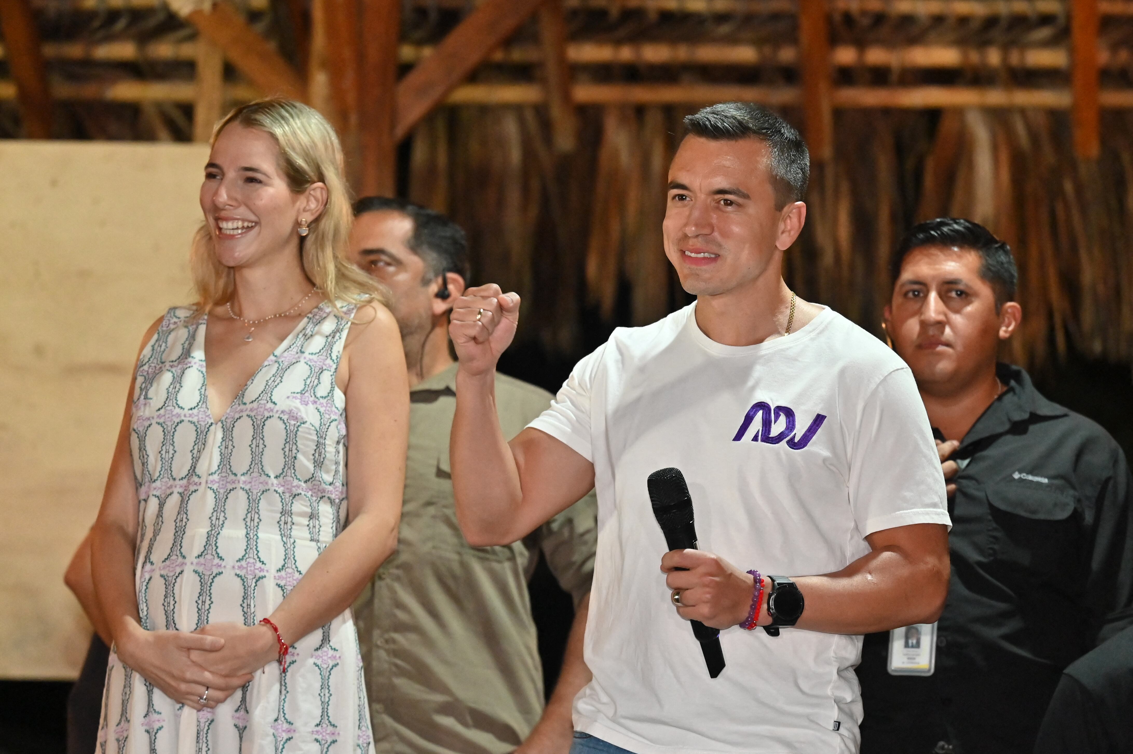 Daniel Noboa, presidente electo de Ecuador.