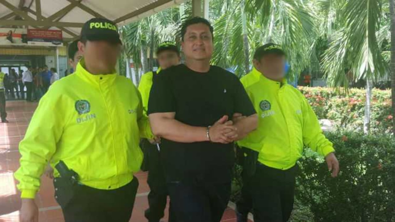 John Jairo Torres, alias John 'Calzones', fue capturado el pasado miércoles 14 de octubre.