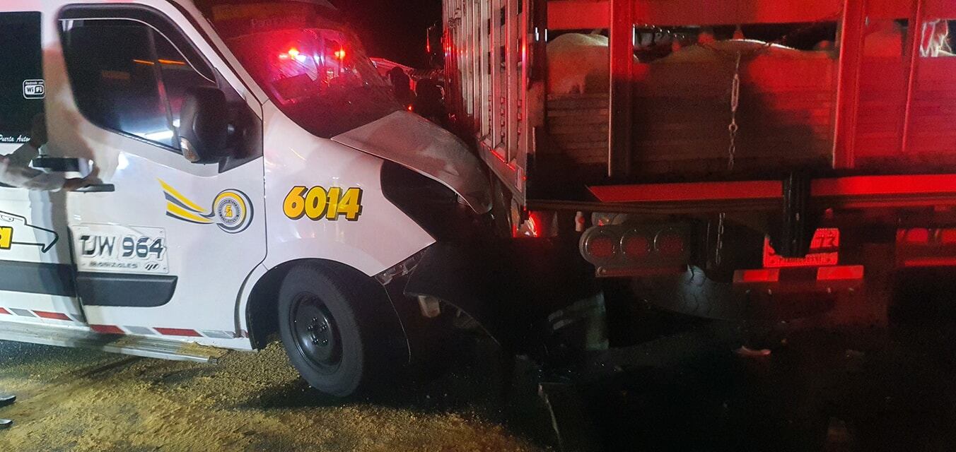 Todos los heridos en el accidente viajaban en la Aerovan