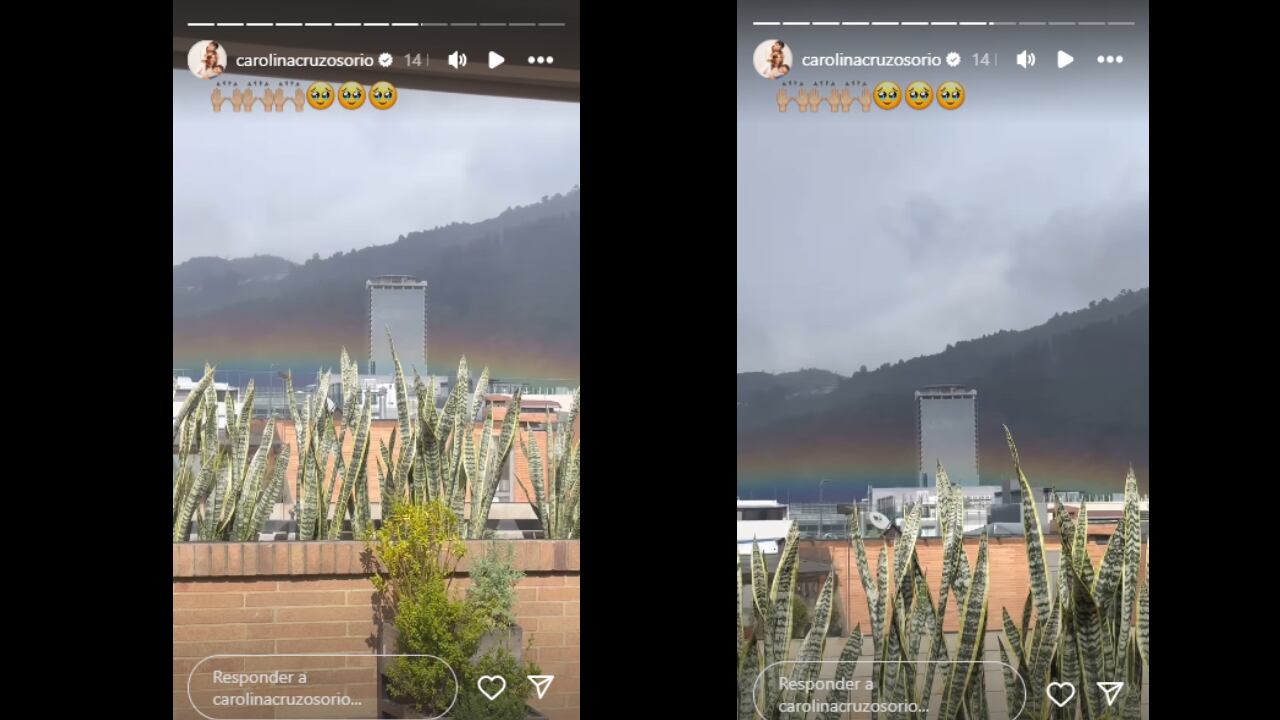 Carolina Cruz vio señal en el cielo, en medio de situación que vive Miguel Uribe Turbay.