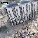 La devastación en la zona de La Guaira es evidente.