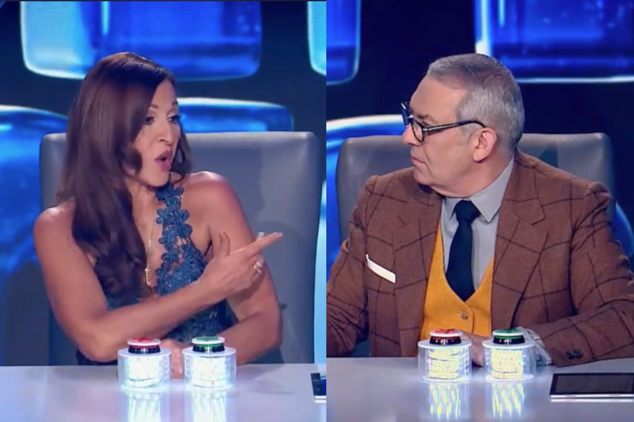 Amparo Grisales le dijo "lambón" a Cesar Escola en Yo me llamo.