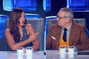 Amparo Grisales le dijo "lambón" a Cesar Escola en Yo me llamo.