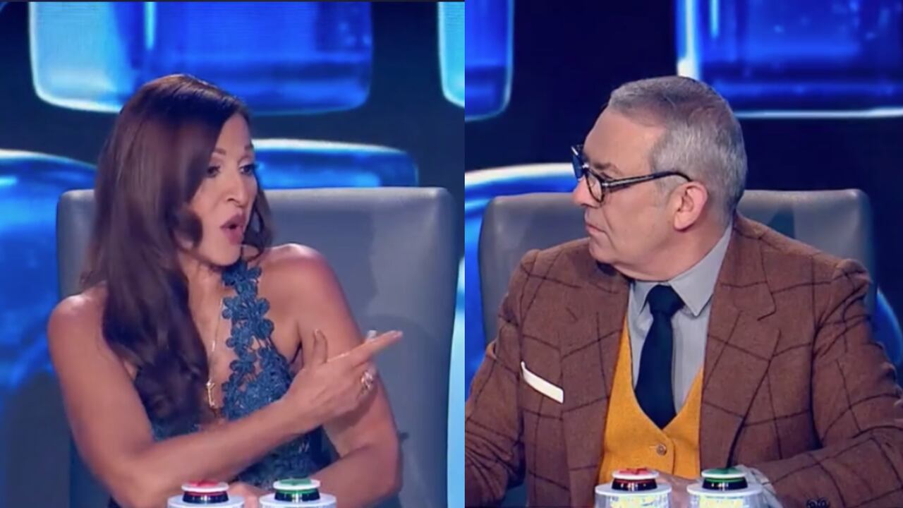 Amparo Grisales le dijo "lambón" a Cesar Escola en Yo me llamo.