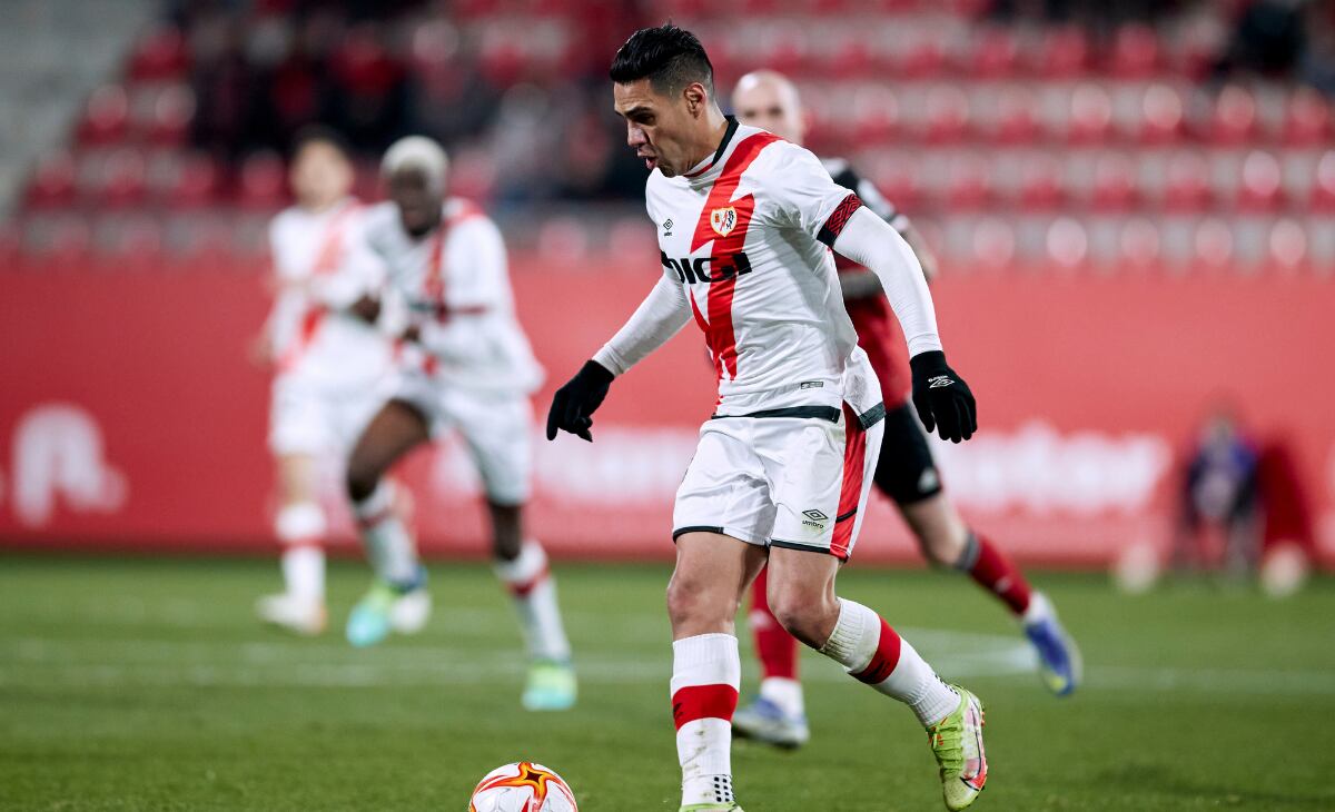El delantero colombiano disputó 59 minutos en el juego de los suyos por Copa del Rey.