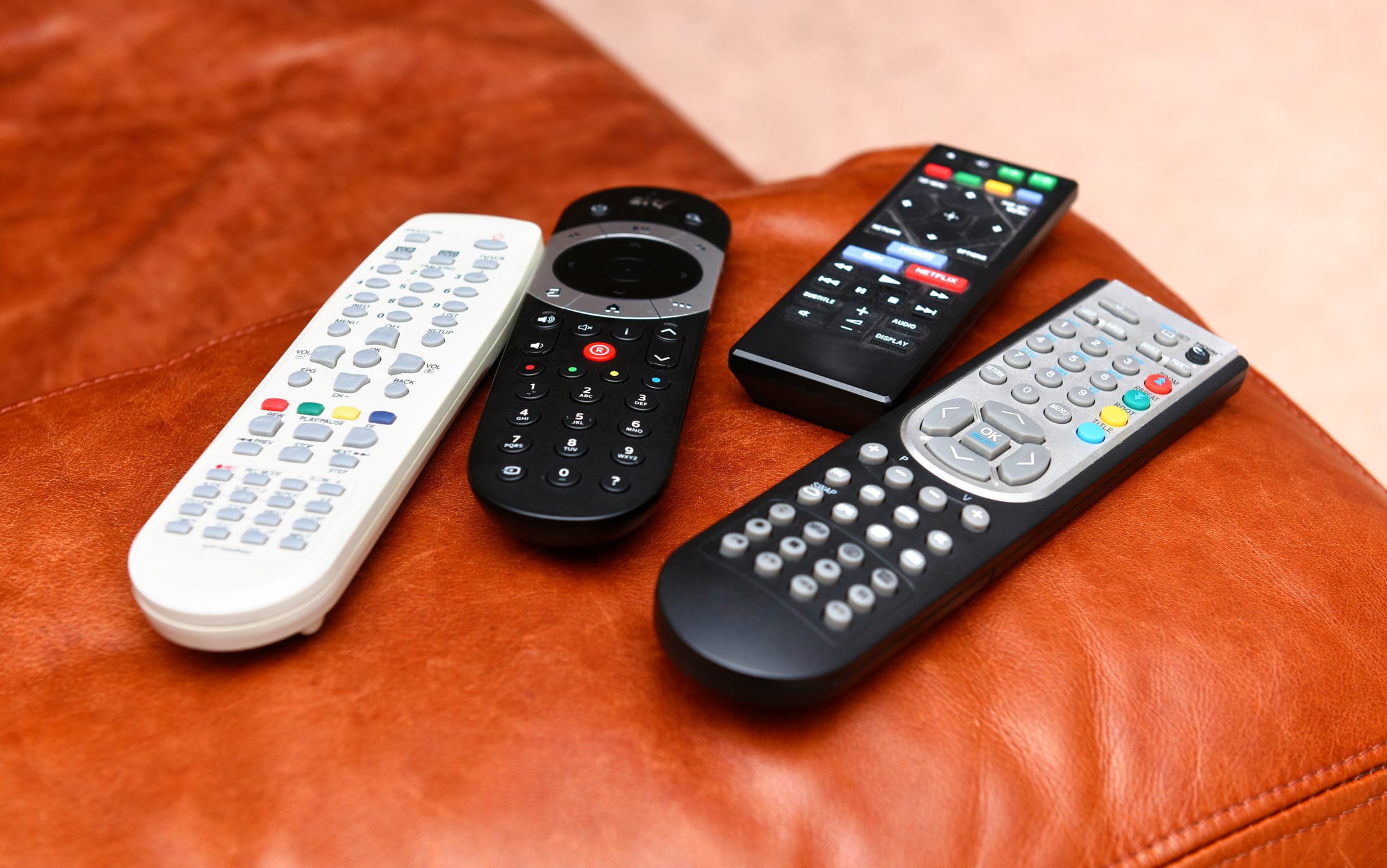 Control remoto de televisores.