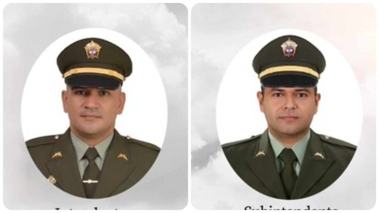 El intendente 𝗙𝗿𝗮𝗻𝗸𝗹𝗶𝗻 𝗔𝗹𝗳𝗼𝗻𝘀𝗼 𝗚𝘂𝗲𝗿𝗿𝗲𝗿𝗼 𝗬𝗮́𝗻̃𝗲𝘇 𝘆 el 𝘀𝘂𝗯𝗶𝗻𝘁𝗲𝗻𝗱𝗲𝗻𝘁𝗲 𝗝𝗮𝗶𝗿𝗼 𝗔𝗻𝗱𝗿𝗲́𝘀 𝗛𝗼𝗹𝗴𝘂𝗶́𝗻 𝗖𝗮𝗹𝗱𝗲𝗿𝗼́𝗻 fueron asesinados en Cúcuta.