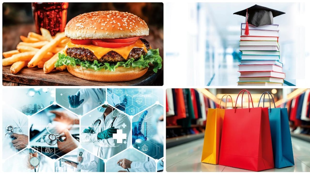 Top of mind en comida rápida, universidades, salud y centros comerciales.