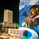 'Primsa Afro' mural realizado por Vértigo Graffiti en Cartagena. Foto cortesía Vértigo Graffiti