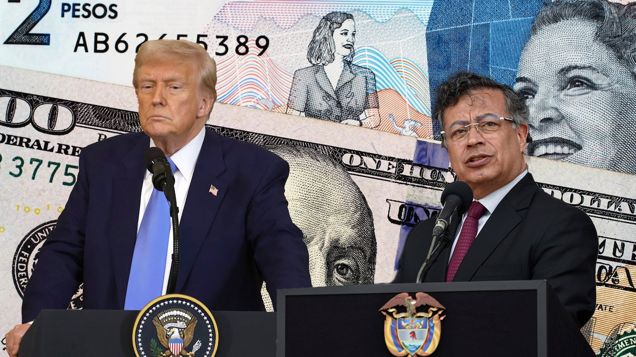 Dolar Pesos DOnald Trump Gustavo Petro