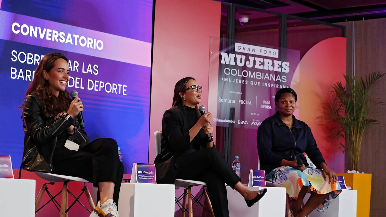 Sofía Gómez Uribe, apneista y tres veces ganadora del récord mundial de profundidad; Cecilia ‘Chechi’ Baena, expatinadora profesional; y Yuri Alvear, doble medallista olímpica de Judo.