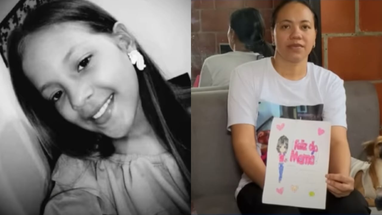 Sofía Delgado y su mamá Leidy Zúñiga