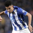 Luis Díaz fue titular con el Porto en la eliminación de la Champions frente al Atlético de Madrid