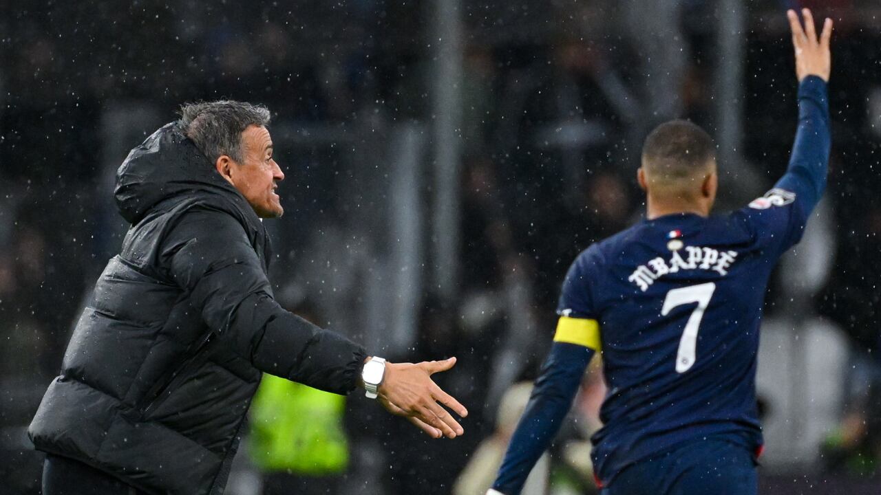 Kylian Mbappé y Luis Enrique no mantienen una buena relación en PSG