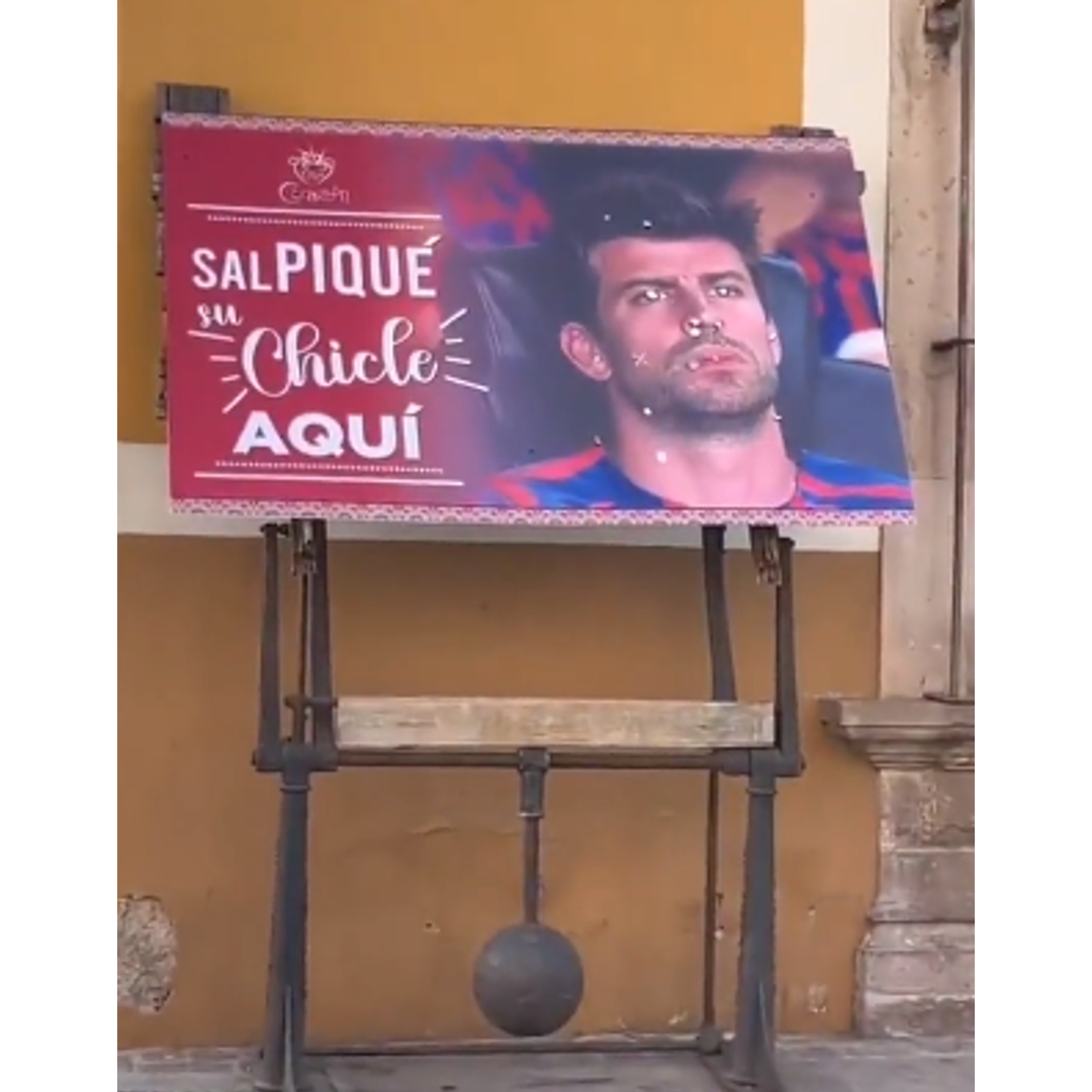 Cartel de Gerard Piqué.