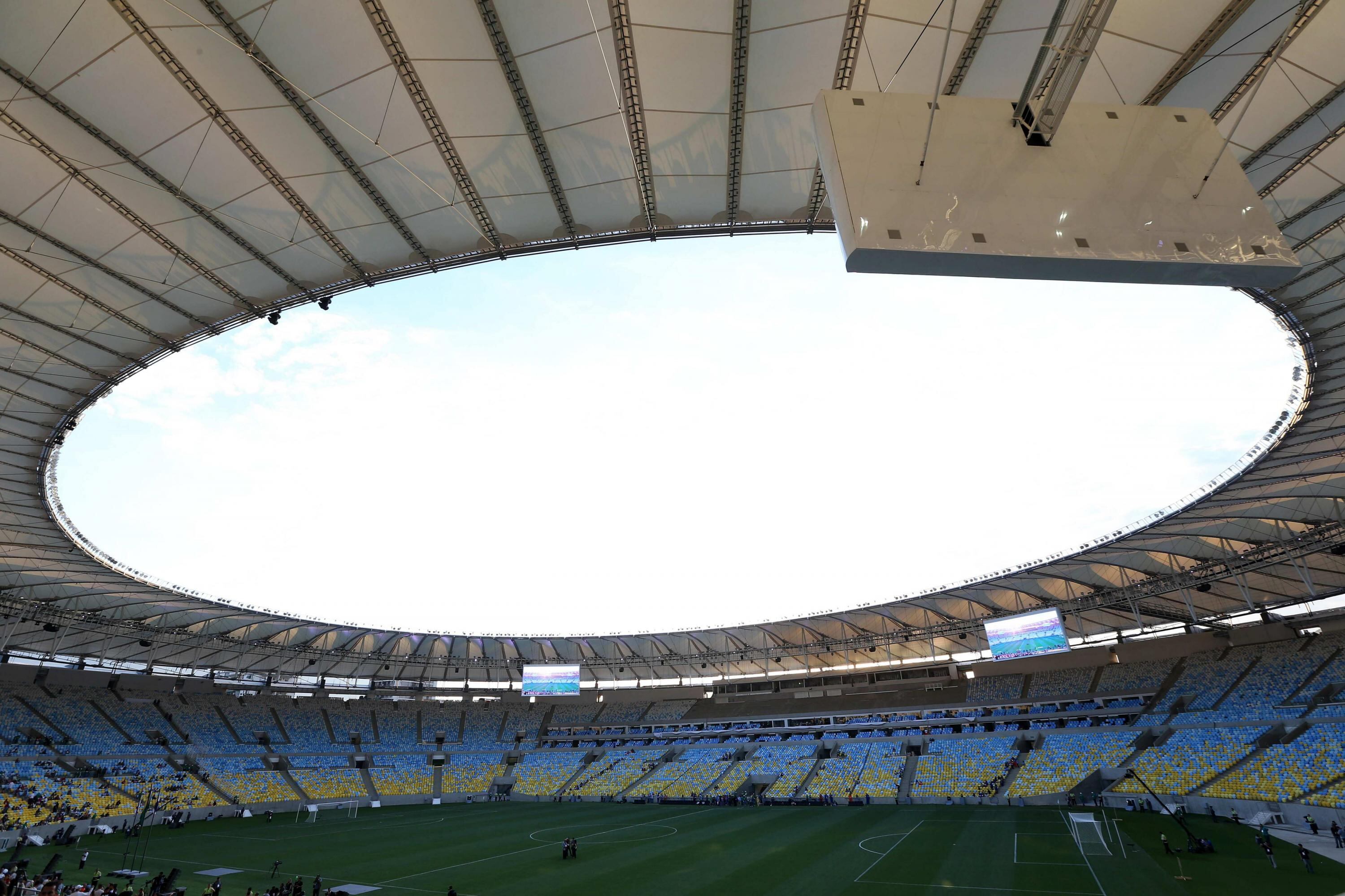 Vista general del estadio Maracaná en Río de Janeiro, Brasil.