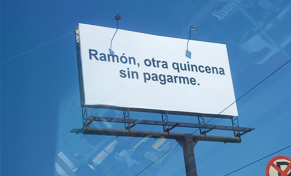 Valla de la Avenida Circunvalar