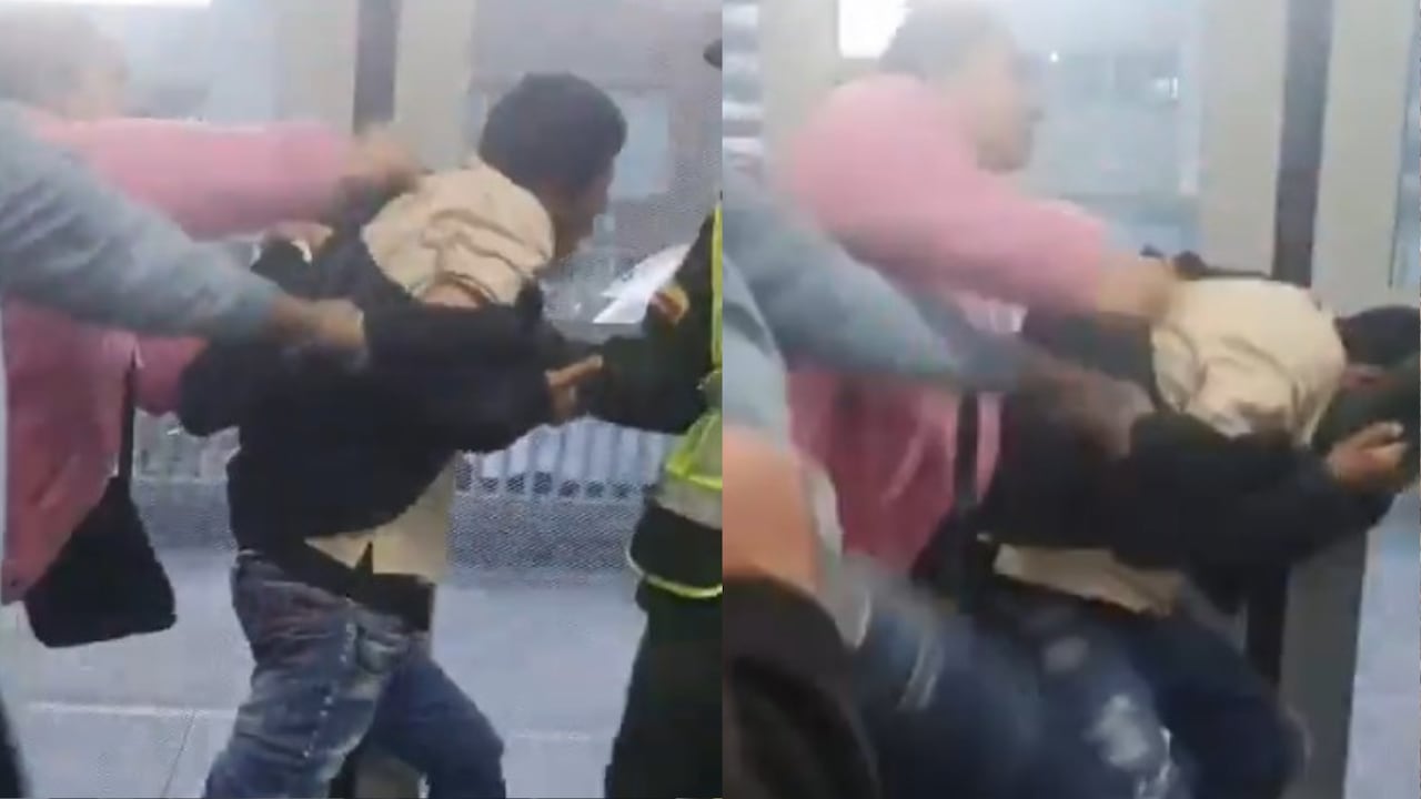 Los hechos ocurrieron en la estación de TransMilenio Primero de Mayo, en el sur de Bogotá.
