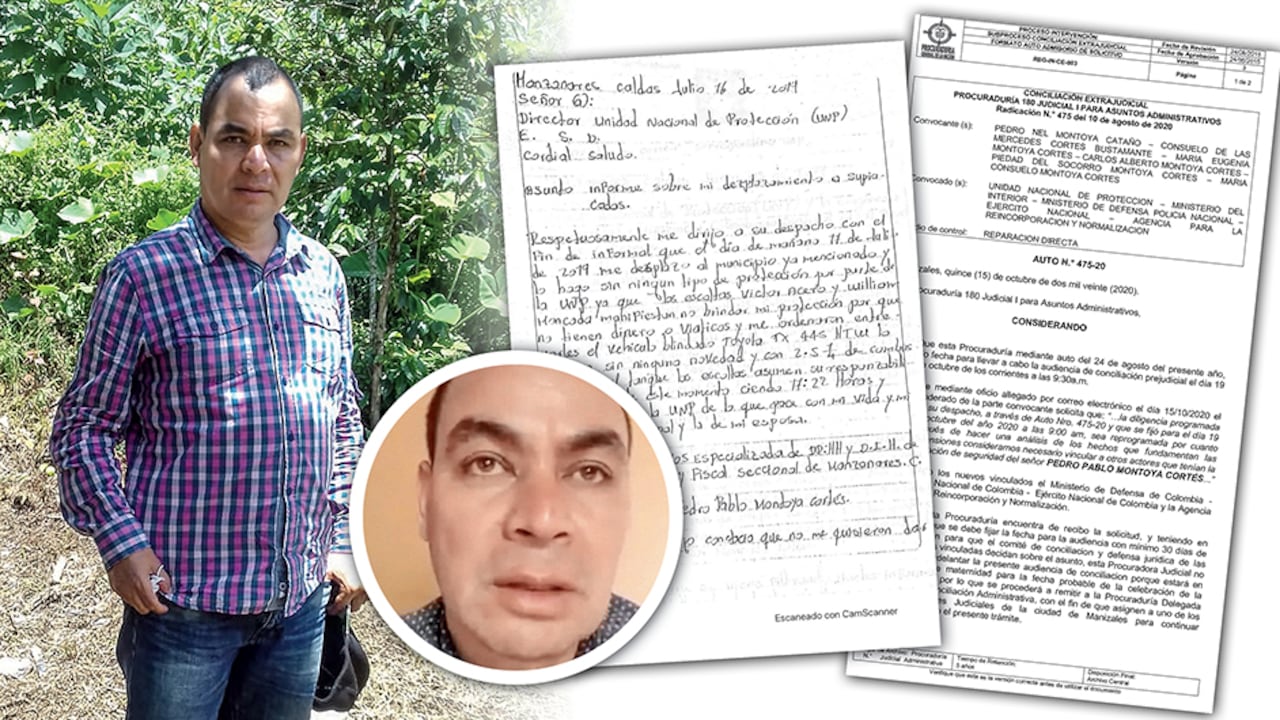 Pedro Pablo Montoya, conocido como Rojas en las Farc, recibió amenazas durante varios años y fue asesinado en agosto de 2019. Presentó varias denuncias sobre su caso, pero fue desoído.