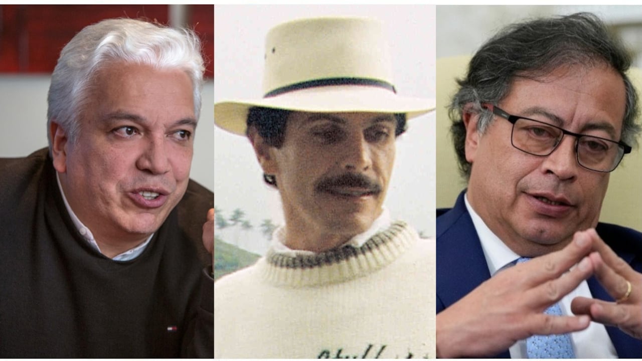 Carlos Alonso Lucio, Carlos Pizarro y Gustavo Petro.