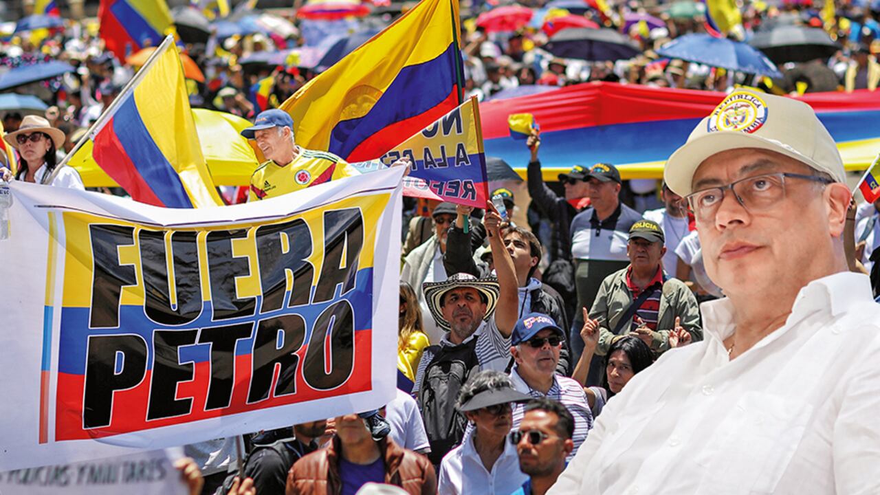 Las marchas en contra de las decisiones del gobierno Petro se realizarán en varias ciudades del país.