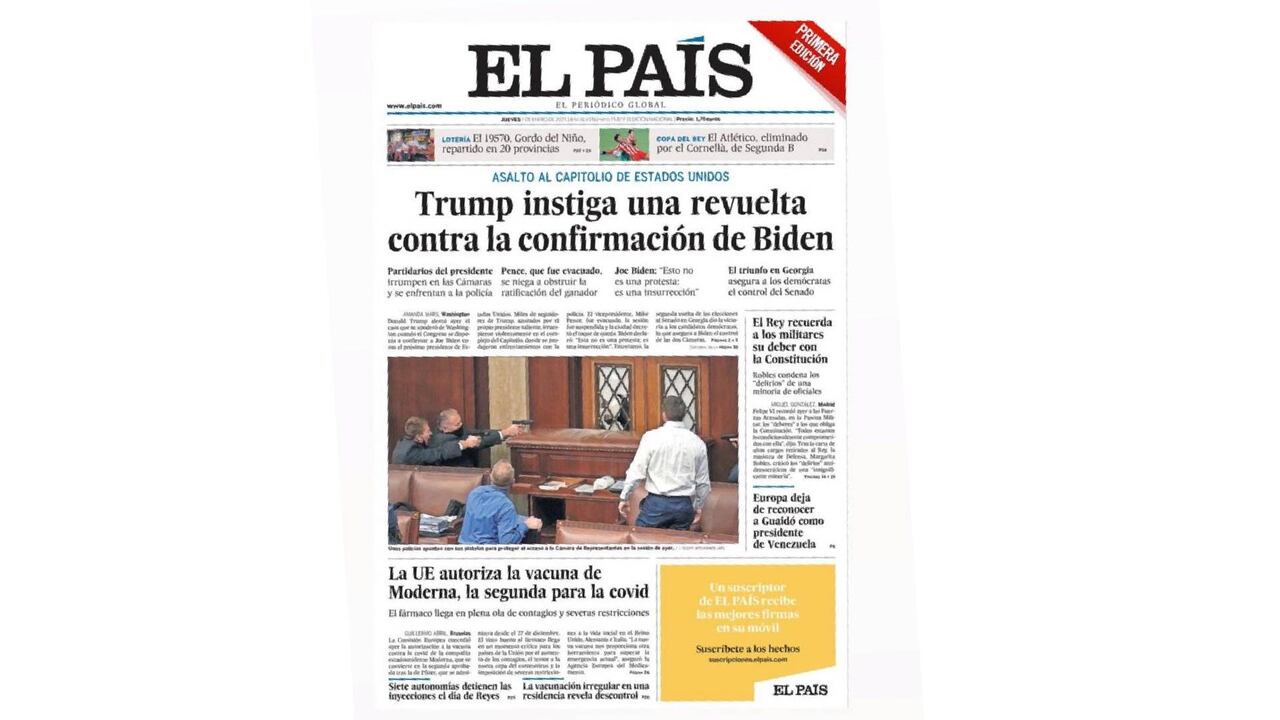 Así registraron los medios internacionales el caos en Washington