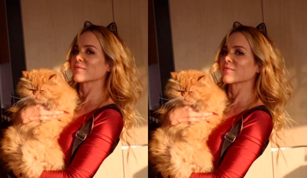 La modelo habló de la muerte luego de perder a su gato.