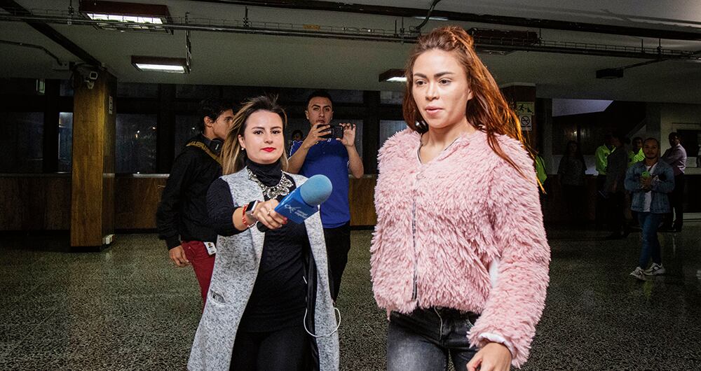   Epa Colombia, a la salida de una de las audiencias en el caso por vandalismo contra la infraestructura de TransMilenio.