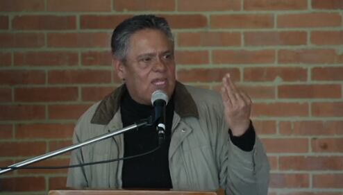 Arturo Palacios, representante de camioneros