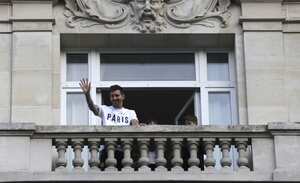 Lionel Messi en el hotel Le Royal Monceau