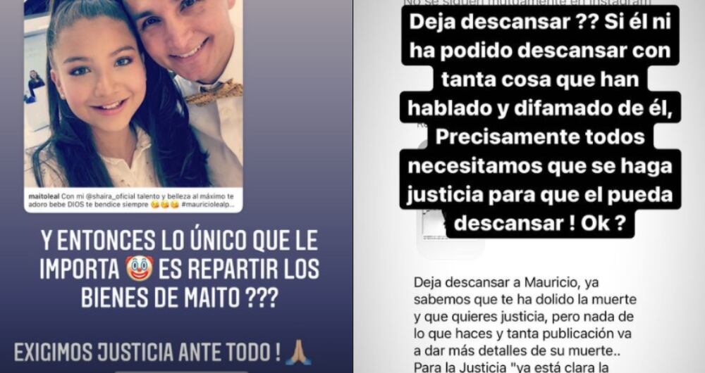 Los mensajes de Shaira en Instagram