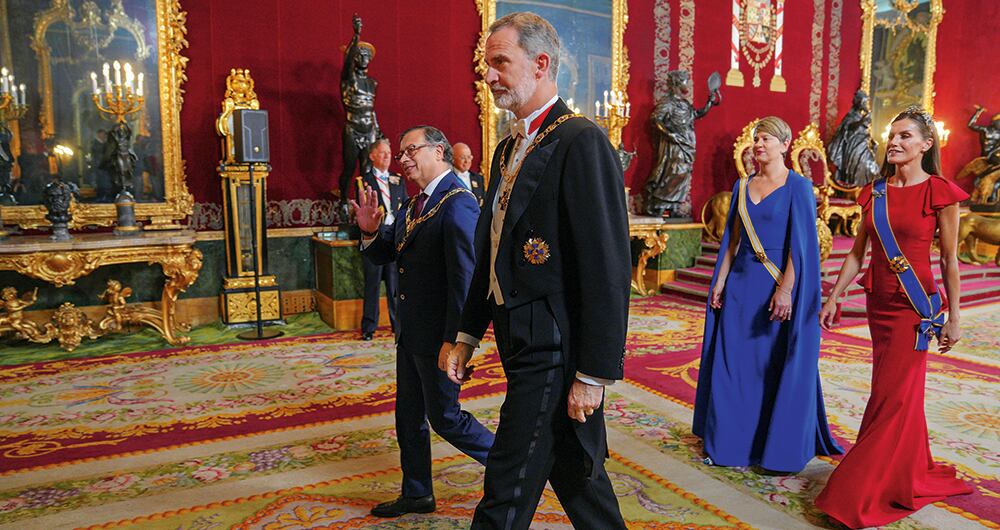 Gustavo Petro durante su visita de Estado en España.